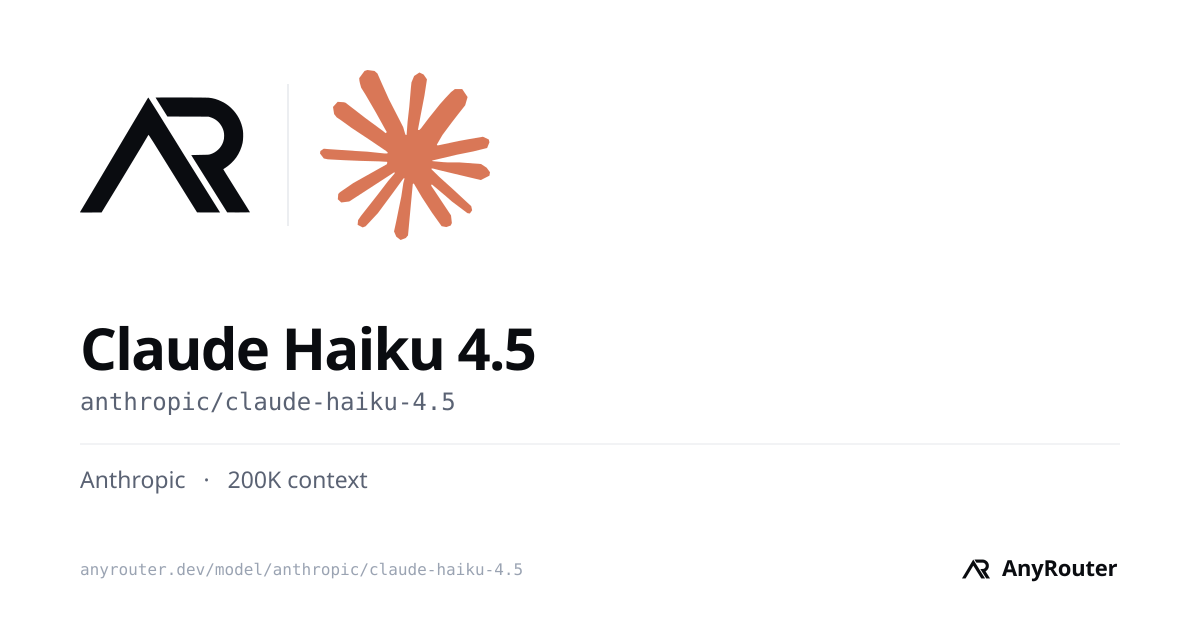 Claude Haiku 4.5 share card