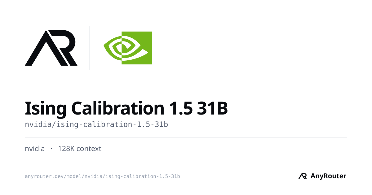 Ising Calibration 1.5 31B share card