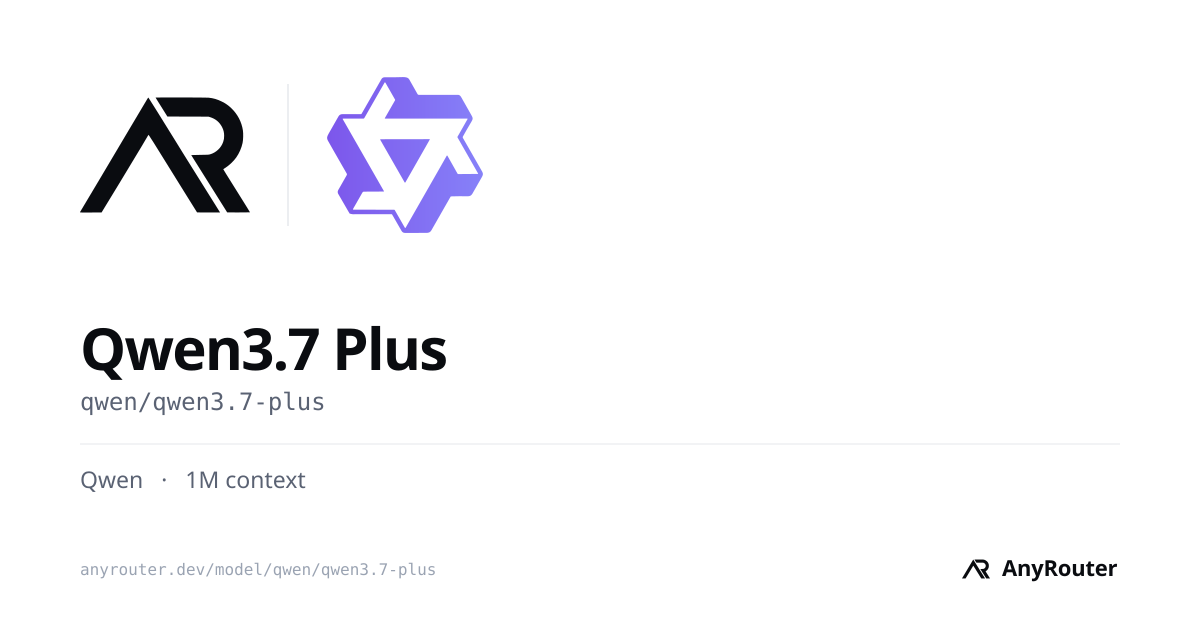 Qwen3.7 Plus share card