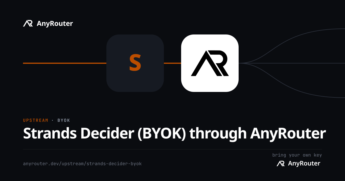 Strands Decider upstream share card